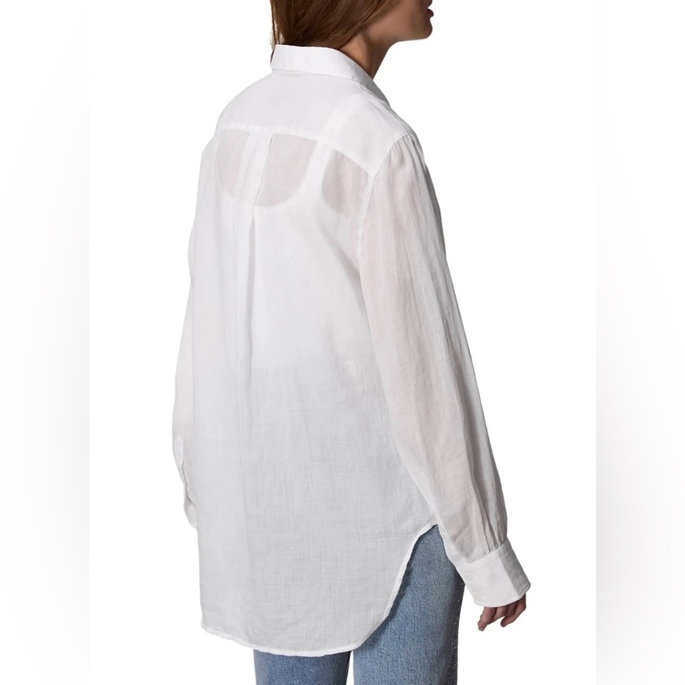 RAG & BONE Oversized Maxine Linen Shirt - Picture 4 of 12